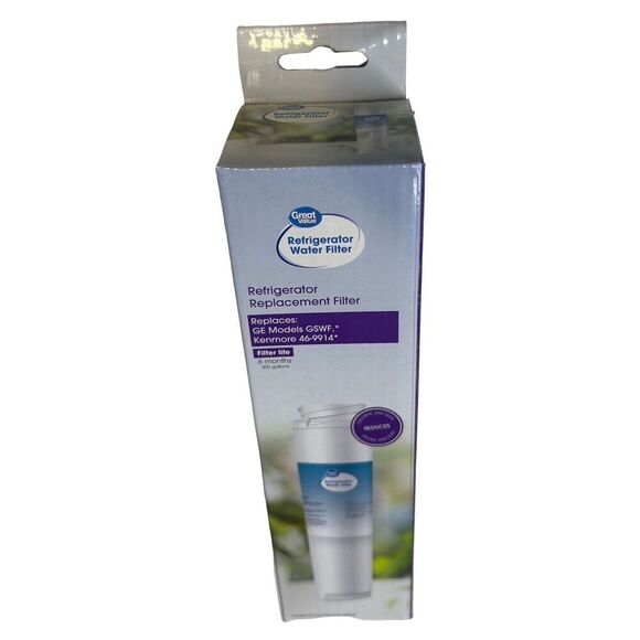 Great Value Refrigerator Replacement Water Filter for GE GSWF & Kenmore 46-9914 - Picture 1 of 5